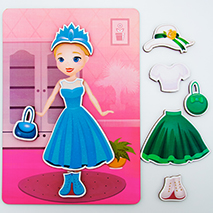 Липучка Кукла