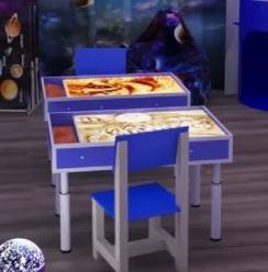 Световой стол для рисования песком "Космос" (ЛДСП)