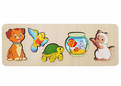 Рамка-вкладыш малая "Домашние животные"