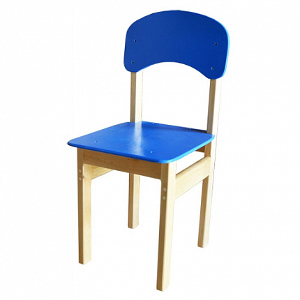СТУЛ ДЕТСКИЙ «ЭКО» (СПИНКА И СИДЕНЬЕ ЦВЕТНЫЕ) ГР. 0