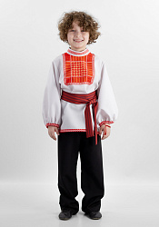 Белорусская рубаха с поясом для мальчика