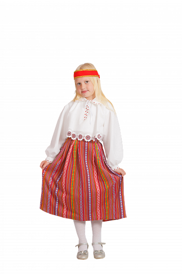 Карнавальный костюм детский "Эстонка девочка"