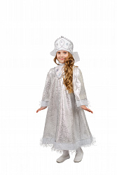Карнавальный костюм детский "Снегурочка хрустальная"