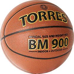 Мяч баскетбольный TORRES BM900, матчевый, размер 5