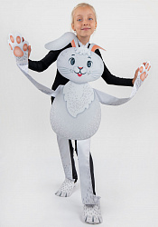 Заяц ростовая кукла из фетра для детей / 100 см.