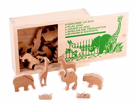 Развивающее пособие "Играем в зоопарк"