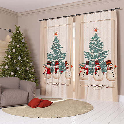 Комплект фотоштор. Ломиукко