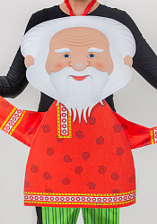 Дед ростовая кукла из фетра для взрослого / 130 см.