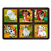 Развивающая доска "Сложи квадрат. Домашние животные"