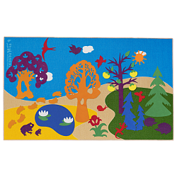 Развивающая среда "Фиолетовый лес" (1,5х2,5 м, ковролин), Игры Воскобовича