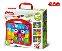 Мозаика для малышей в чемодане "Собачка" d45/38 эл Baby Toys