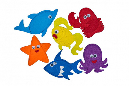 Пальчиковый театр "Морские обитатели"