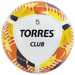 Мяч футбольный TORRES Club тренировочный, размер 5