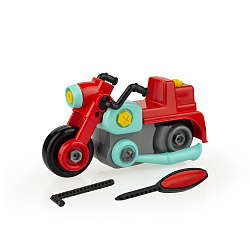 Конструктор «Мотоцикл Мот» (26 дет., отвертка, шестигранник) 20 см (в сетке)