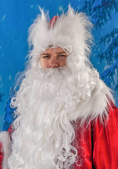 Костюм Деда Мороза Русский красный