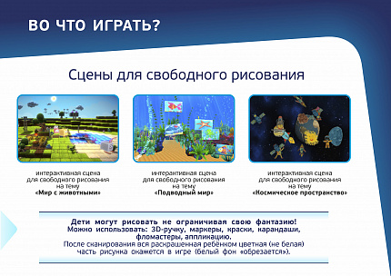 Интерактивная стена Ожившие рисунки без проектора