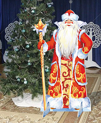 Театральная декорация "Дед Мороз Морозко"