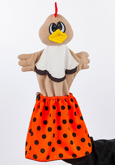 Перчаточная кукла Курица