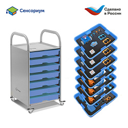 Безэкранное программирование с роботом Ботли с системой хранения (расширенный набор)