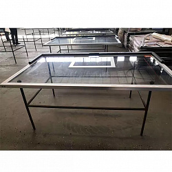 Щит баскетбольный игровой. Закаленное стекло 12мм. размер 1800х1050мм. (FIBA)