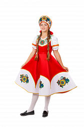 Карнавальный костюм детский "Калинка девочка"