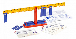 Набор из 40 карточек и методическое пособие с заданиями для математических весов ПТ95030