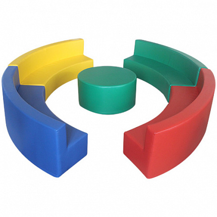 «Бублик 3»
комплект мягкой игровой мебели