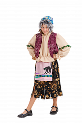 Карнавальный костюм детский "Баба Яга"