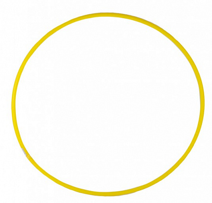 Обруч (d 80см) облегченный (желтый)