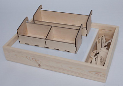 Дополнительный отсек для светового планшета (дерево)