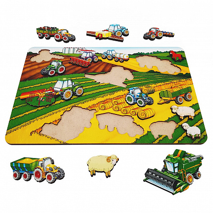 Рамка-вкладыш "Сельхозтехника" 16 деталей