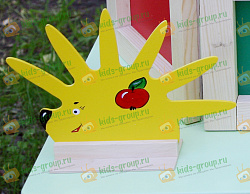 Подставка для пальчикового театра "Ёжик"