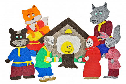 Колобок с игровым полем №1 (9дет)