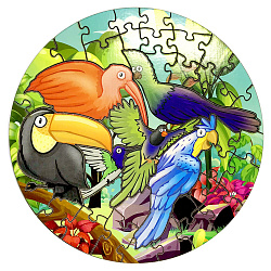 Пазл Тропические птицы