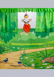 Перчаточная кукла Курица