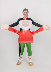 Дед ростовая кукла из фетра для взрослого / 130 см.