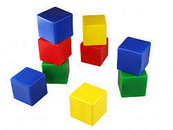 Выдувка. Набор кубиков 9 эл (8 см)