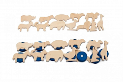 Развивающая игра "Сенсино" с комплектами фишек. Напольный вариант.