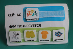 Пособие ПЕКС. Визуальное расписание «СЕЙЧАС - НАМ ПОТРЕБУЕТСЯ»