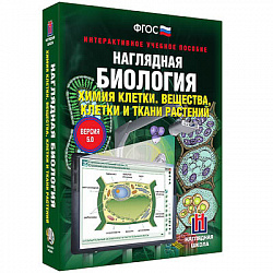 Интерактивное учебное пособие "Наглядная биология. Химия клетки. Вещества, клетки и ткани растений"