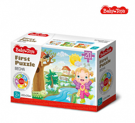Пазл First Puzzle "Времена года. Весна" 20 эл Baby Toys