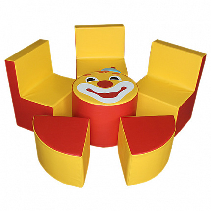 «Клоун»
комплект мягкой игровой мебели