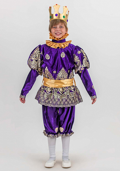 Костюм Короля с золотой вышивкой на бархате 1