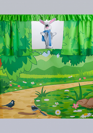 Перчаточная кукла Заяц серый