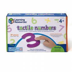 Развивающая игрушка "Тактильные цифры и знаки"  (37 элементов)