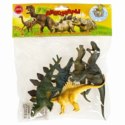 Набор животных "Ребятам о Зверятах", динозавры юрского периода 5 шт.