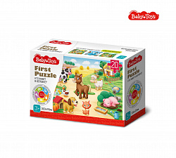 Пазл First Puzzle "Кто живет в Деревне" (20 эл) Baby Toys