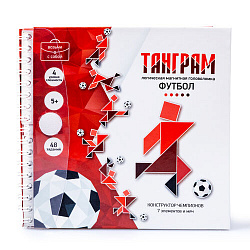 Игра магнитная головоломка Танграм "Футбол"