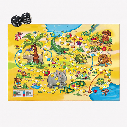 Двусторонняя КРЫШКА Игра бродилки