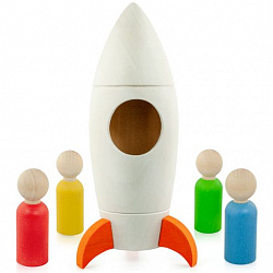 Набор "Космическая Экспедиция" Ракета и Гномики
